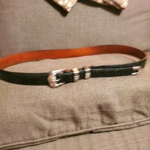 Mens genuine Alligator skin belt